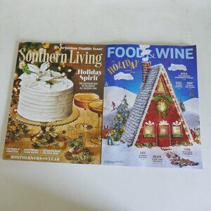magazines Southern Living Food and Wine Dec 2024/Jan 2025 holiday issue